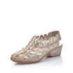 Slika Ženske sandale Rieker 47156 light rose/silver