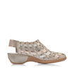 Slika Ženske sandale Rieker 47156 light rose/silver