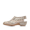 Slika Ženske sandale Rieker 47156 light rose/silver