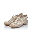 Slika Ženske sandale Rieker 47156 light rose/silver