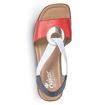 Slika Ženske sandale Rieker 62662 red/white/navy