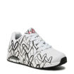 Slika Ženske patike Skechers Uno - Spread The Love white/black