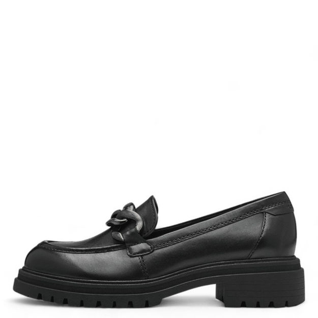 Slika Ženske mokasine Tamaris 24314 black leather